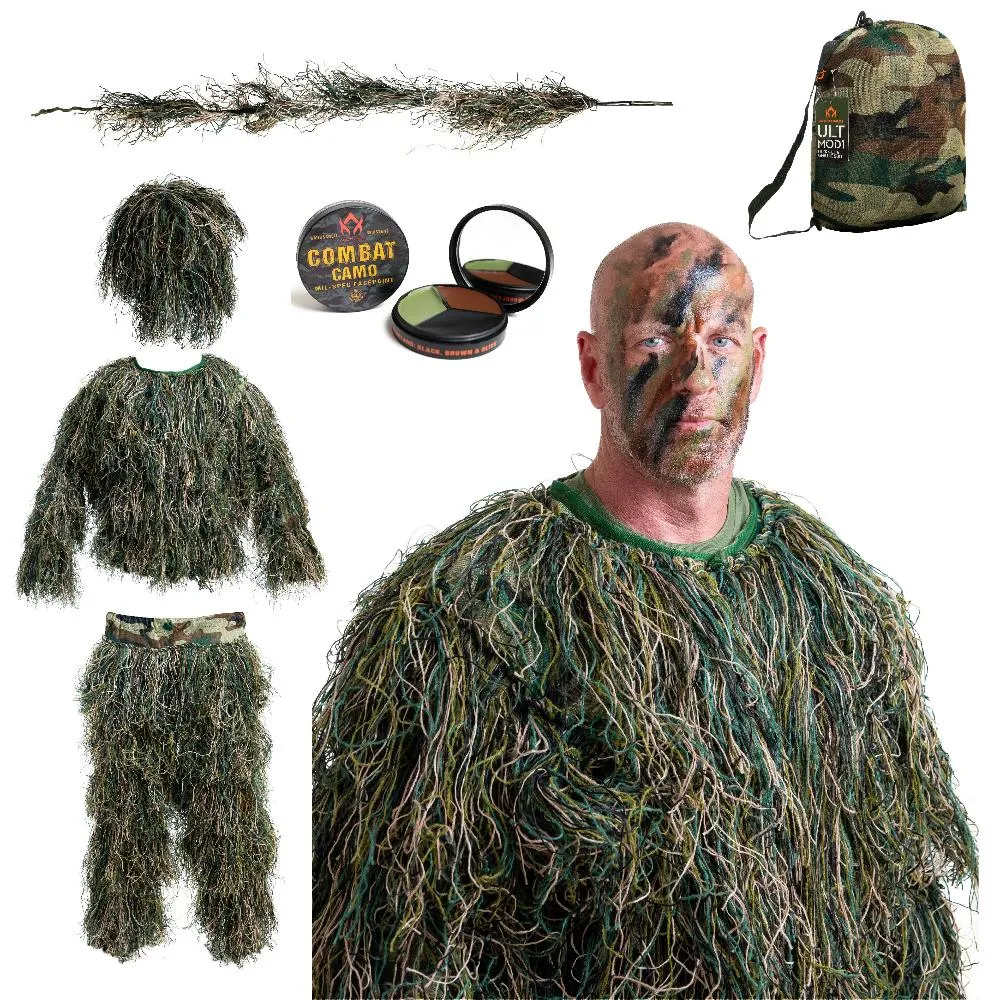 Arcturus Ultra-light Woodland Ghillie Suit - Adult