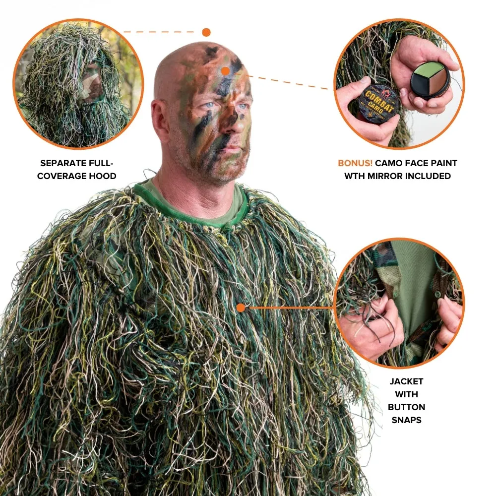 Arcturus Ultra-light Woodland Ghillie Suit - Adult
