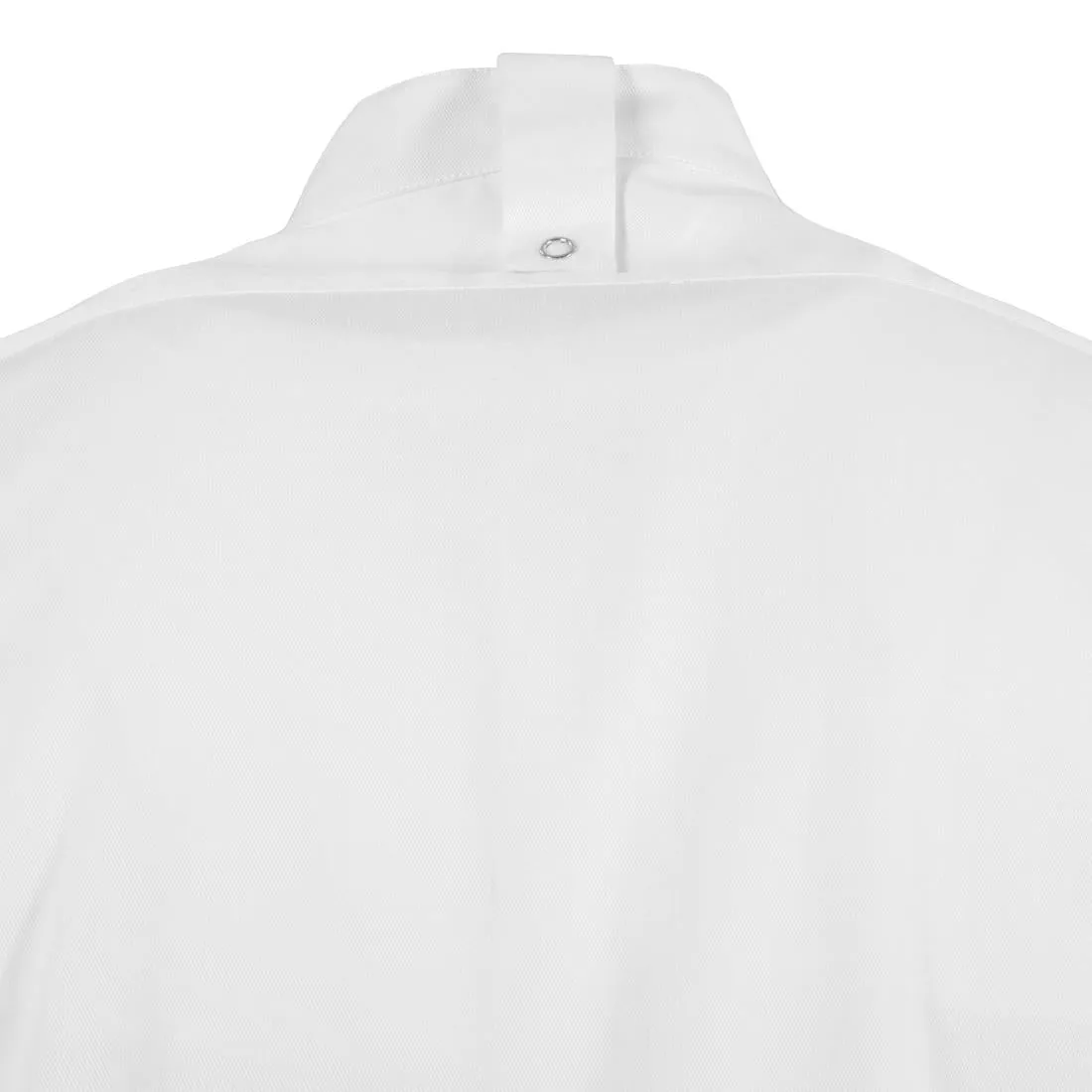 BB702-M Southside Band Collar Chefs Jacket White Size M
