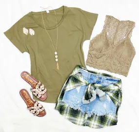 Better In The Basics Top - Olive