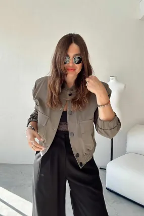 Bomber jacket brown