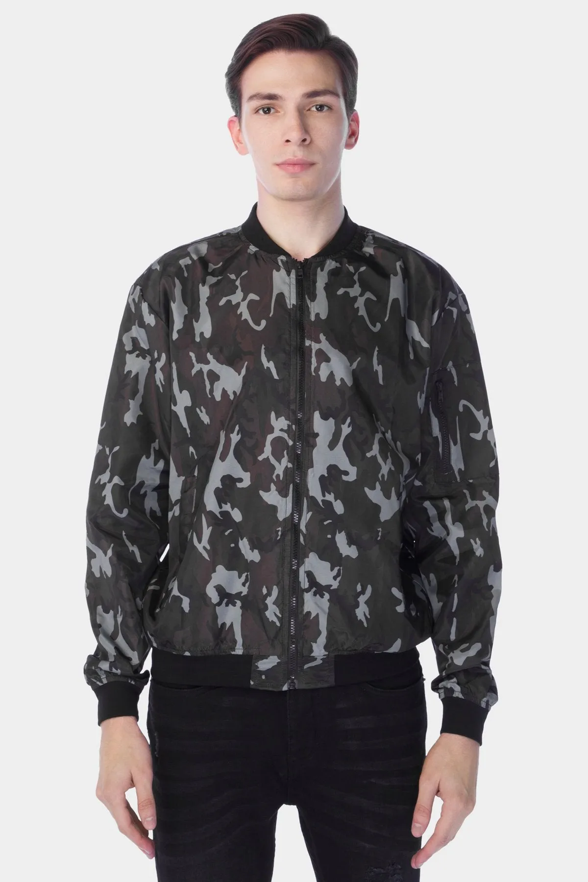 Bomber Jacket For Men - Khaki