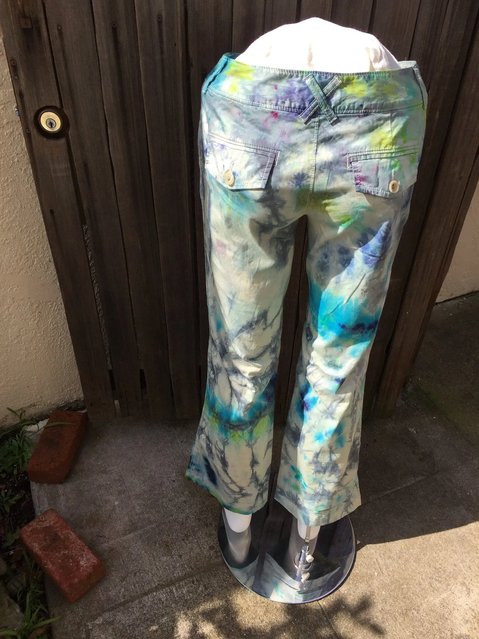 Cheerful Shibori Tie Dye Pants  by Sage Luxury