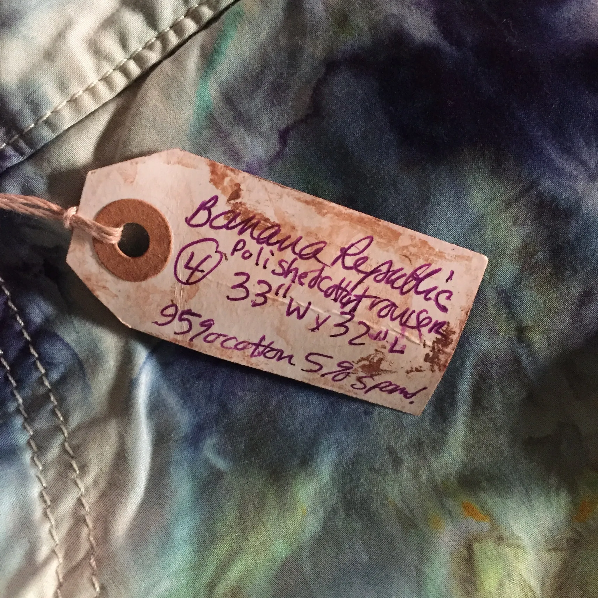 Cheerful Shibori Tie Dye Pants  by Sage Luxury