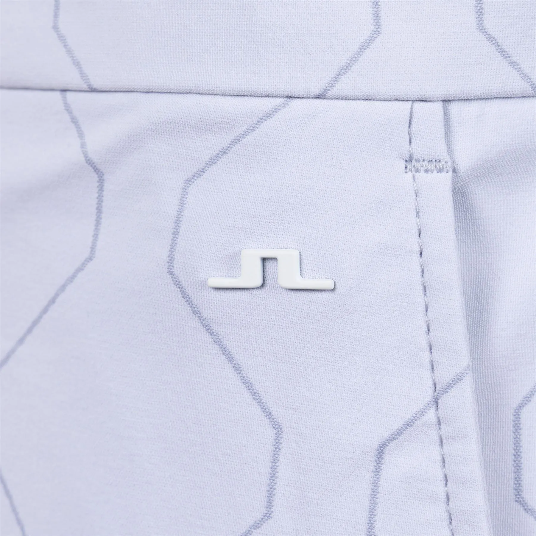 Diamond Double Weave Stretch Shorts White - SS23