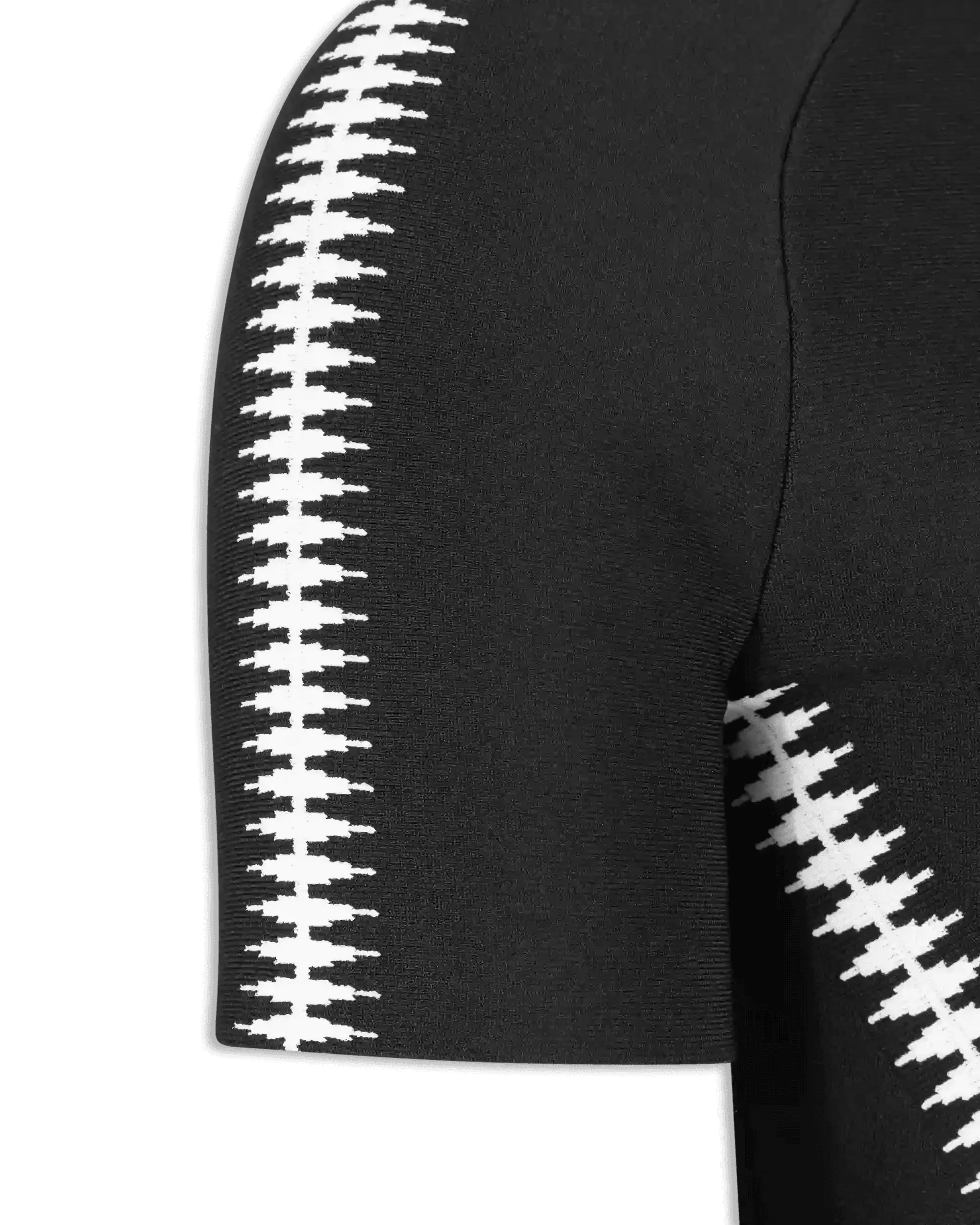 Jacquard Knit Mini Dress