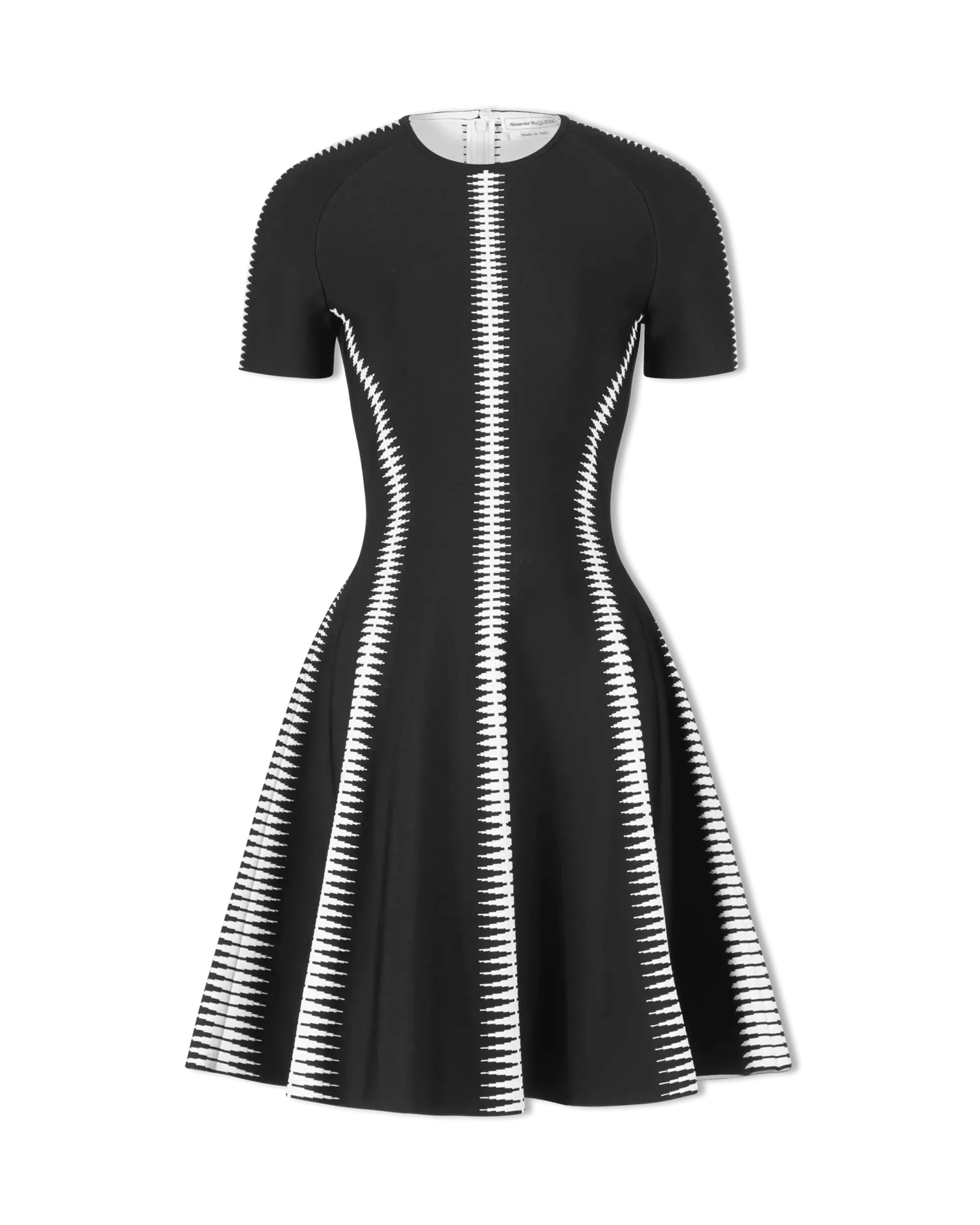 Jacquard Knit Mini Dress