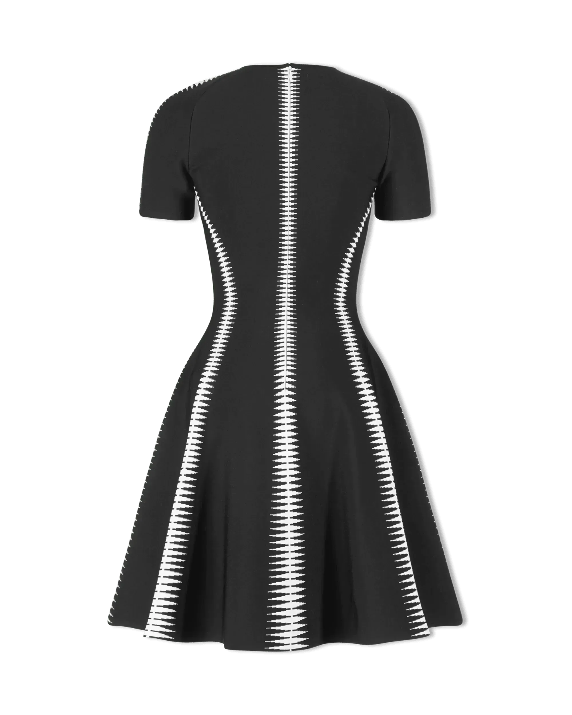 Jacquard Knit Mini Dress