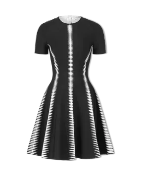 Jacquard Knit Mini Dress