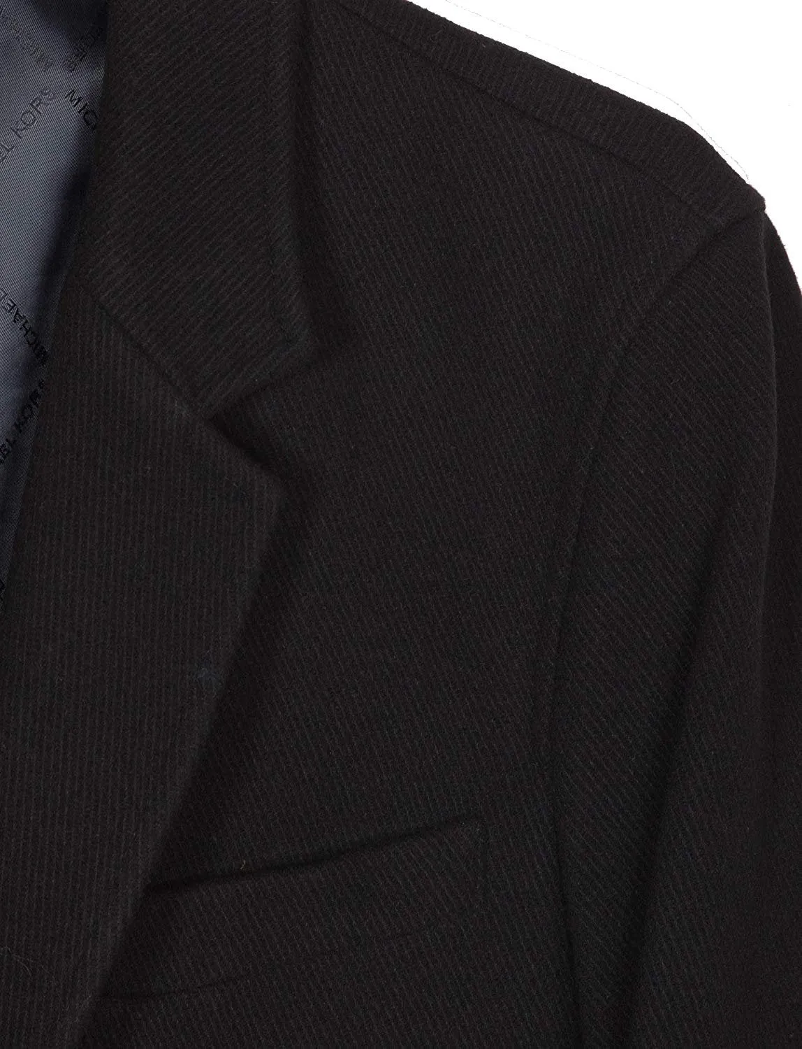 Michael Kors Men's Twill Fabric Slim-Fit Overcoat