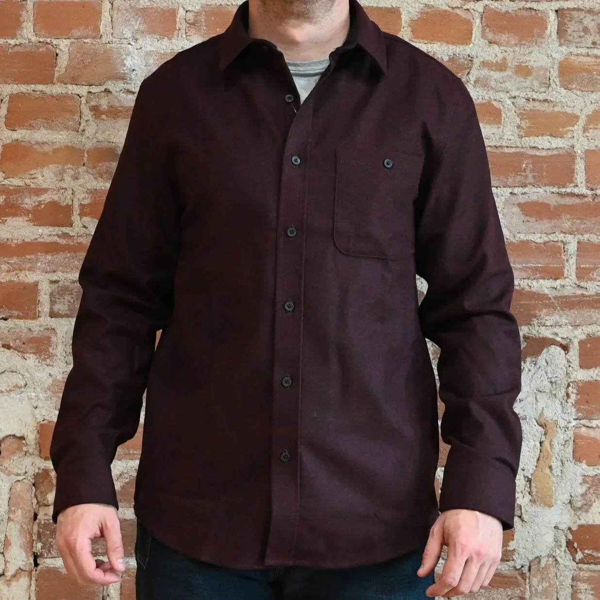 Pendleton Men's Trail Shirt in Burgundy Mix