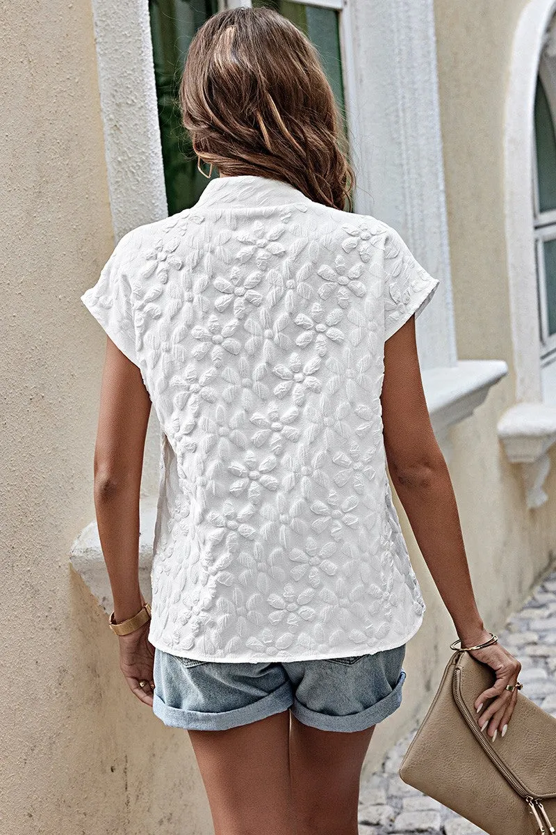 Petal Pop Short Sleeve Blouse