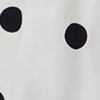 Poplin Polka Dot Shirt Dress