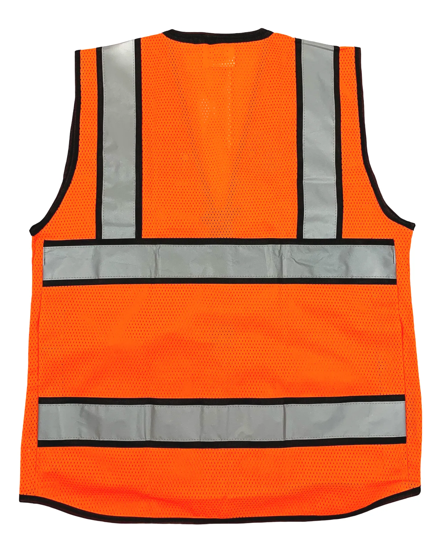 REXZUS B Engineer Safety Vest High Visibility Reflective Safety Vest Mesh with Zipper and pockets