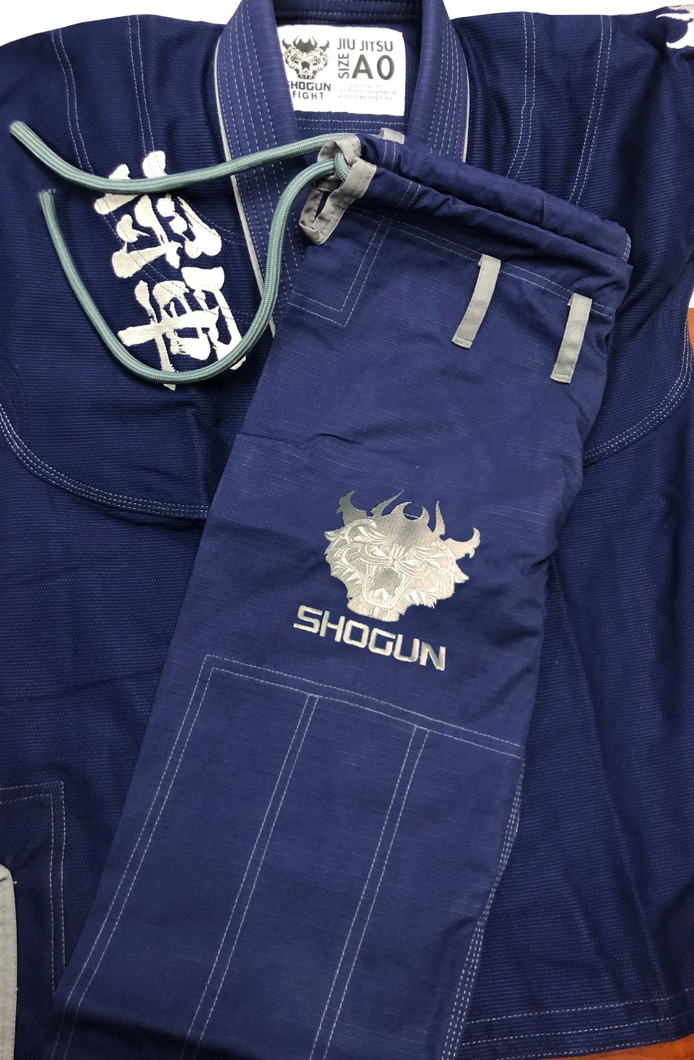 Shogun 'Kanji' Ultra-Light Blue and Silver BJJ Gi