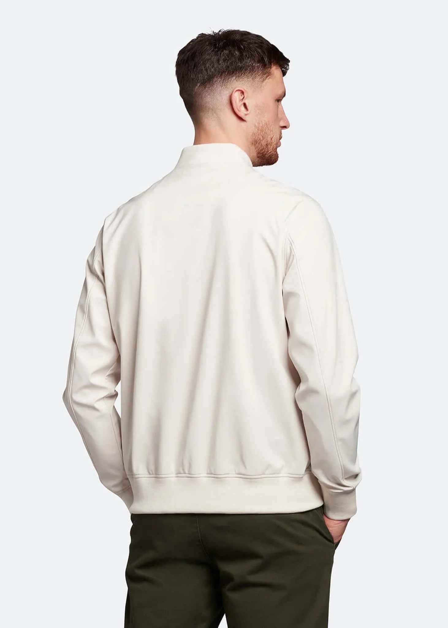 Softshell bomber jacket - light mist