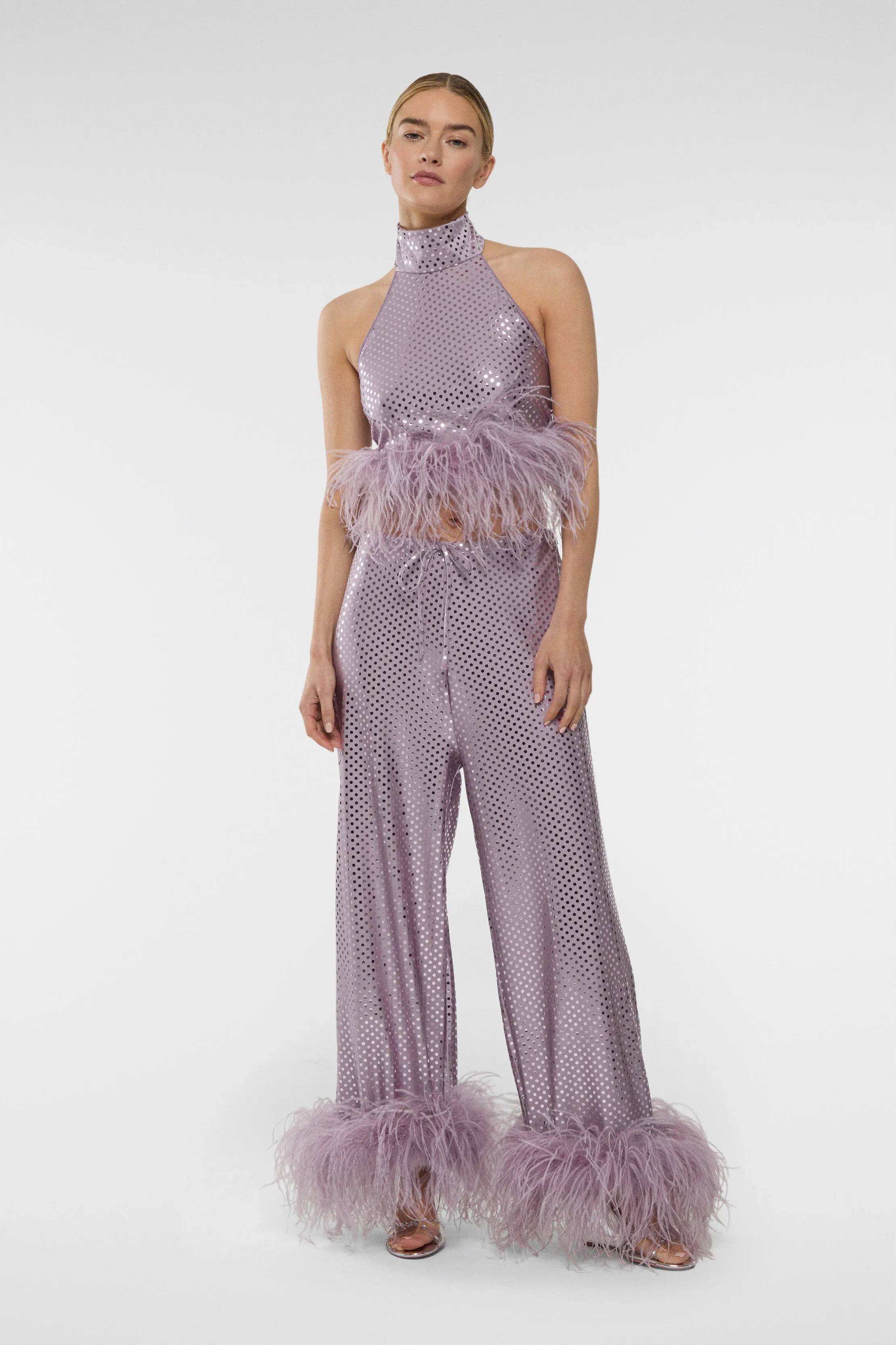 SS24 Disco Plumage Pants