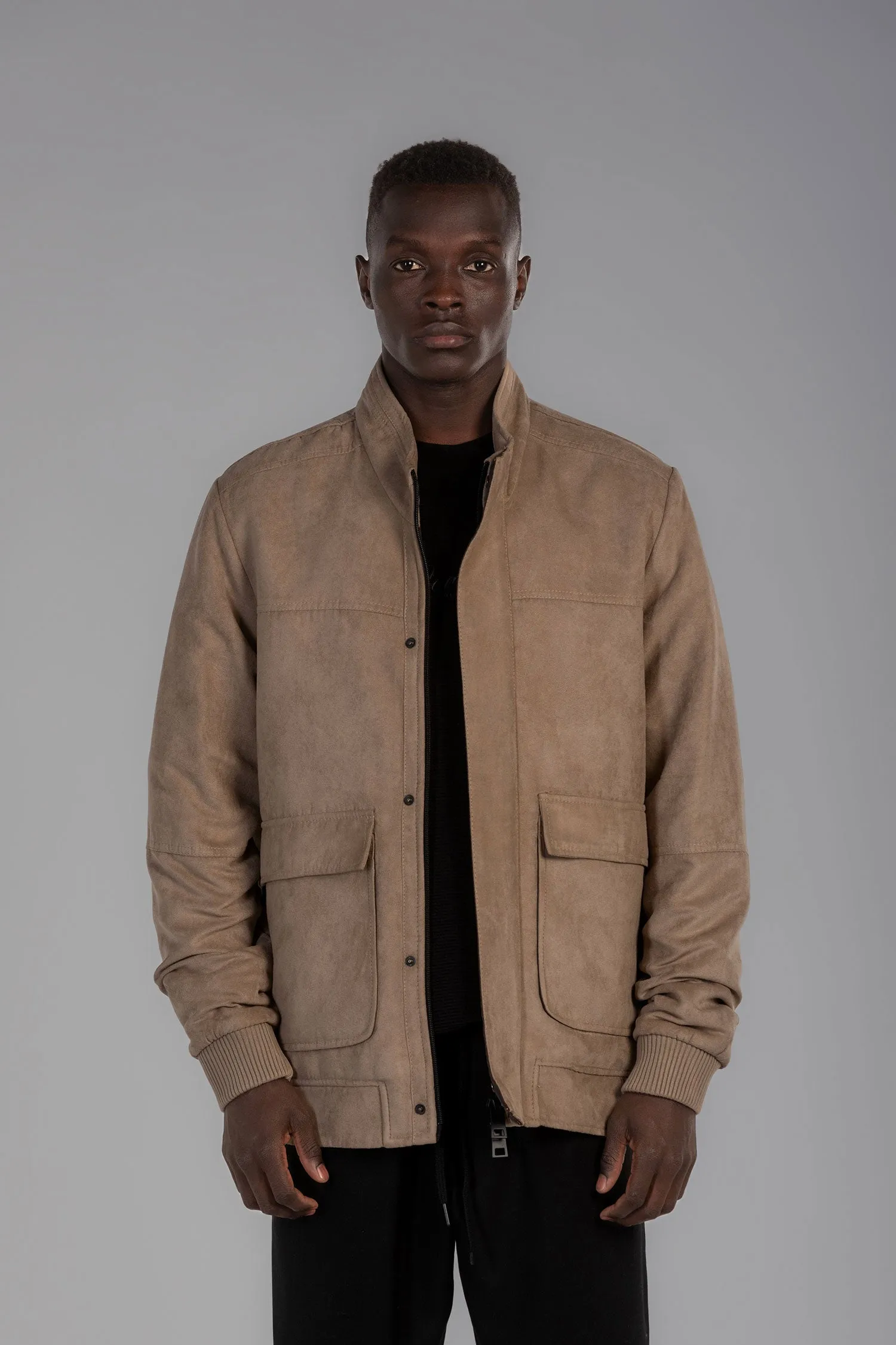 Suede Bomber Jacket (30031) - Jorindo