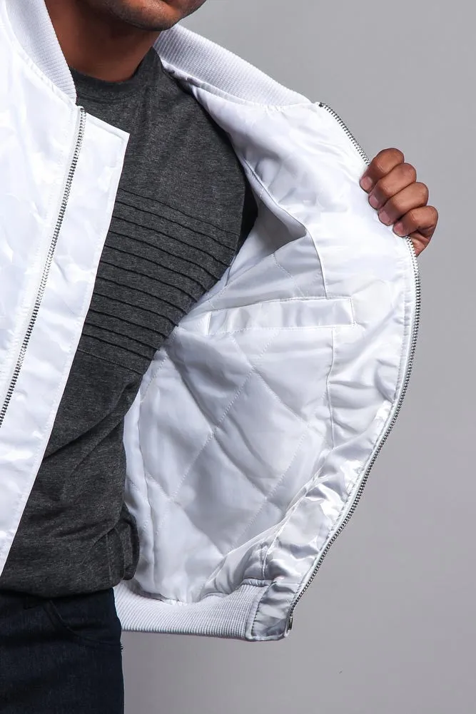 Tonal Camo Bomber Flight Jacket