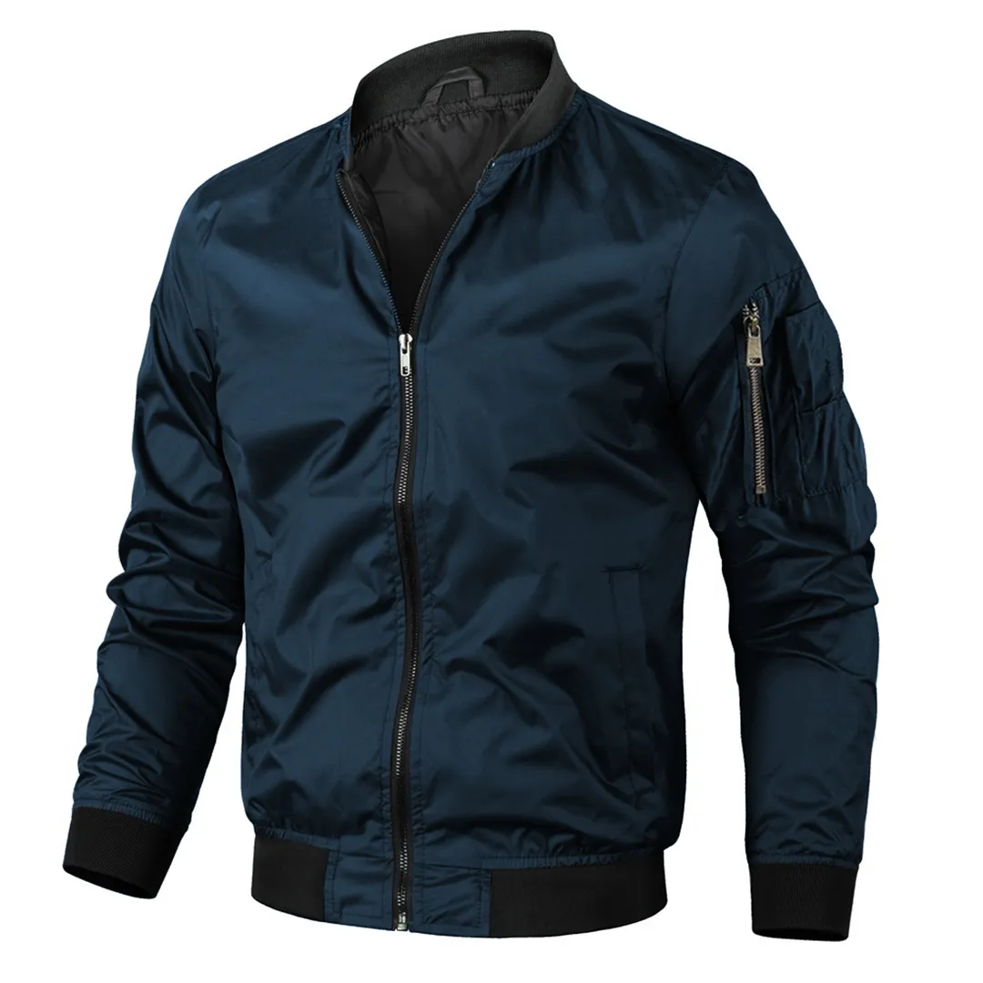 Varsity Designed Bomber Jacket for Men | Perfect for Casual Days