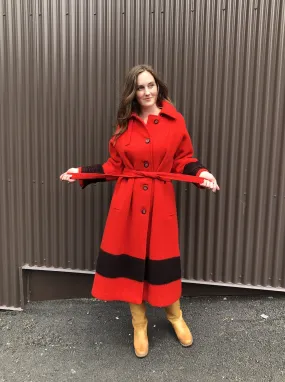 Vintage Hudson's Bay Company Red Point Blanket Coat SOLD