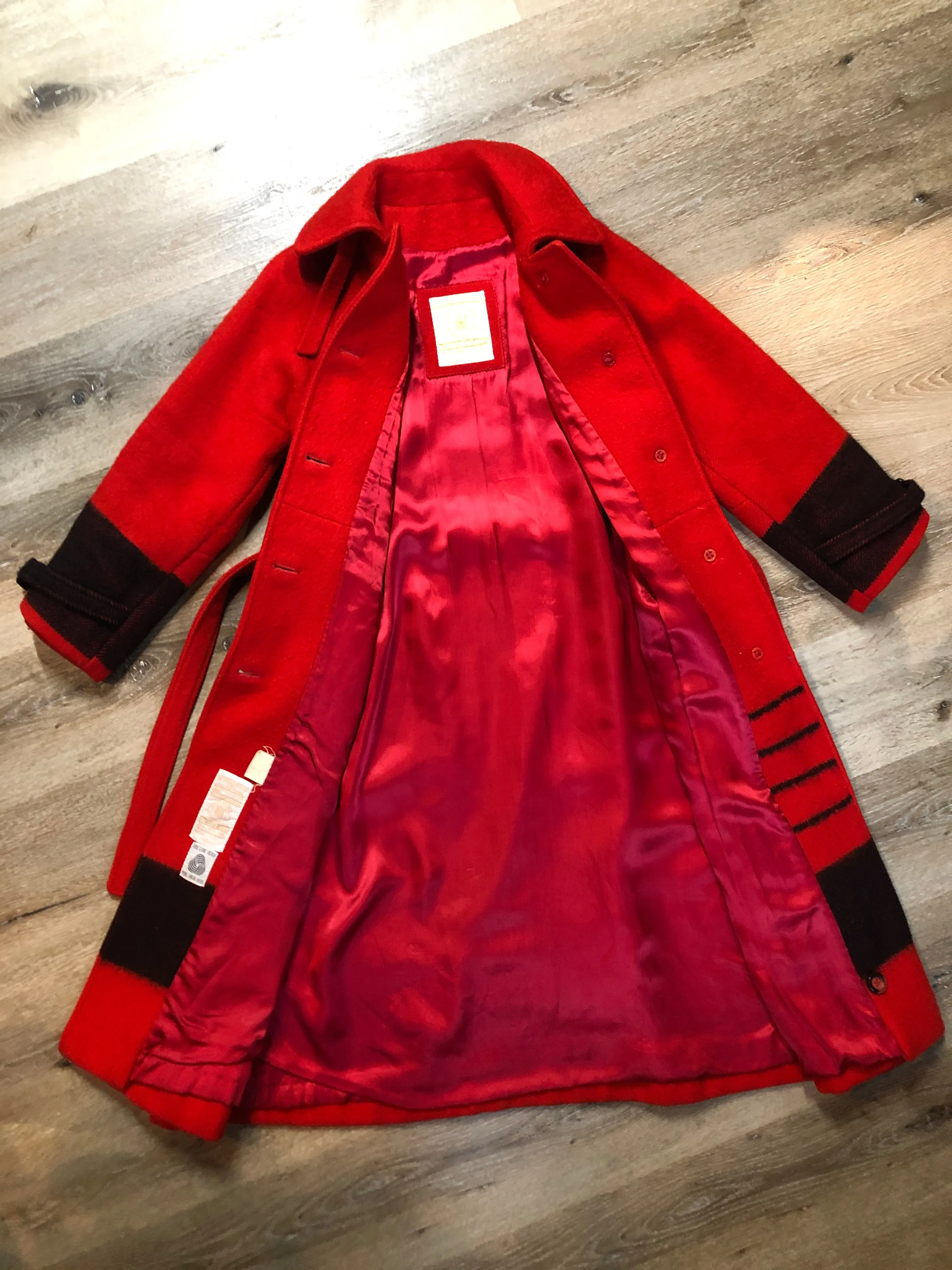 Vintage Hudson's Bay Company Red Point Blanket Coat SOLD