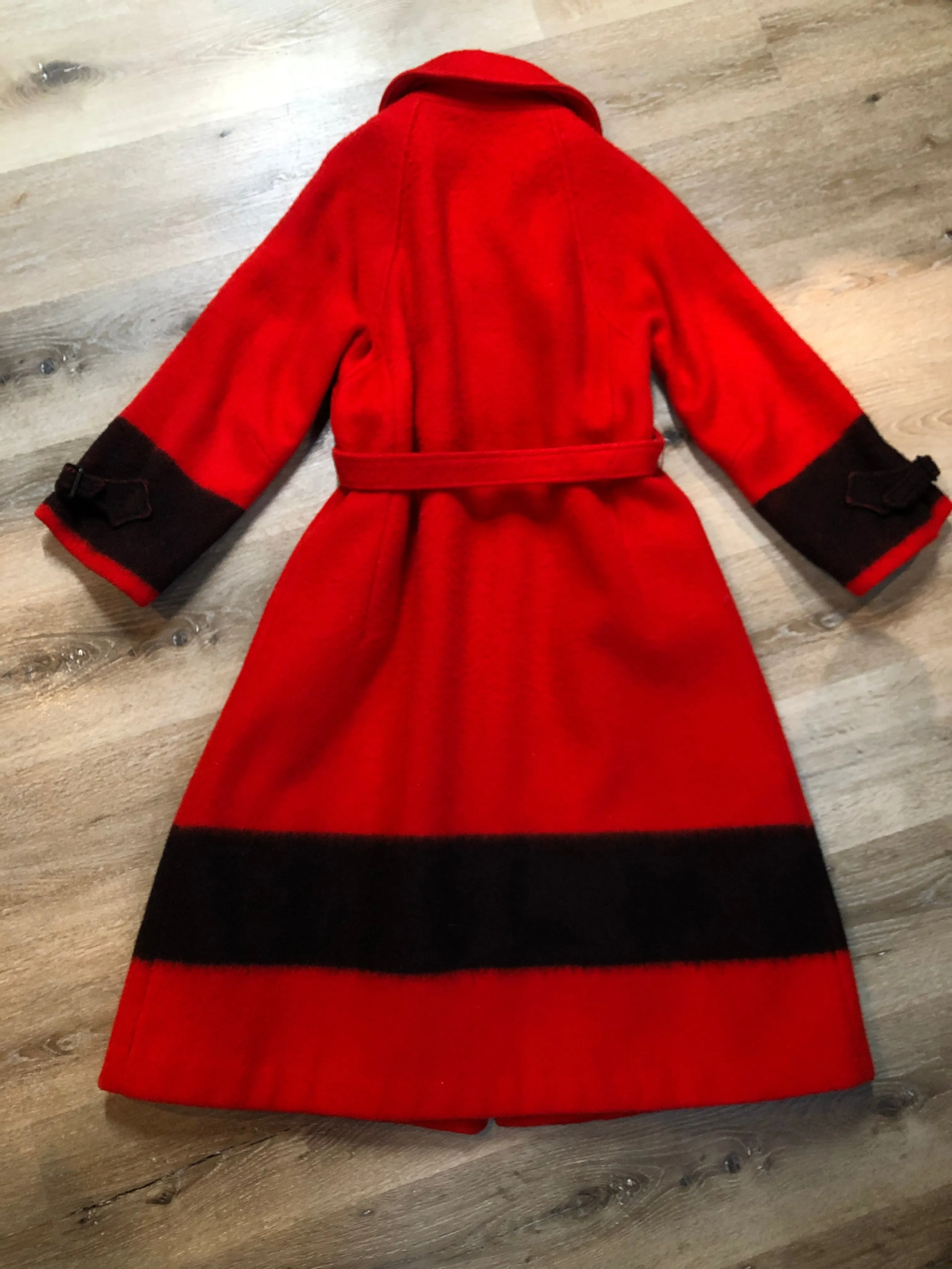 Vintage Hudson's Bay Company Red Point Blanket Coat SOLD