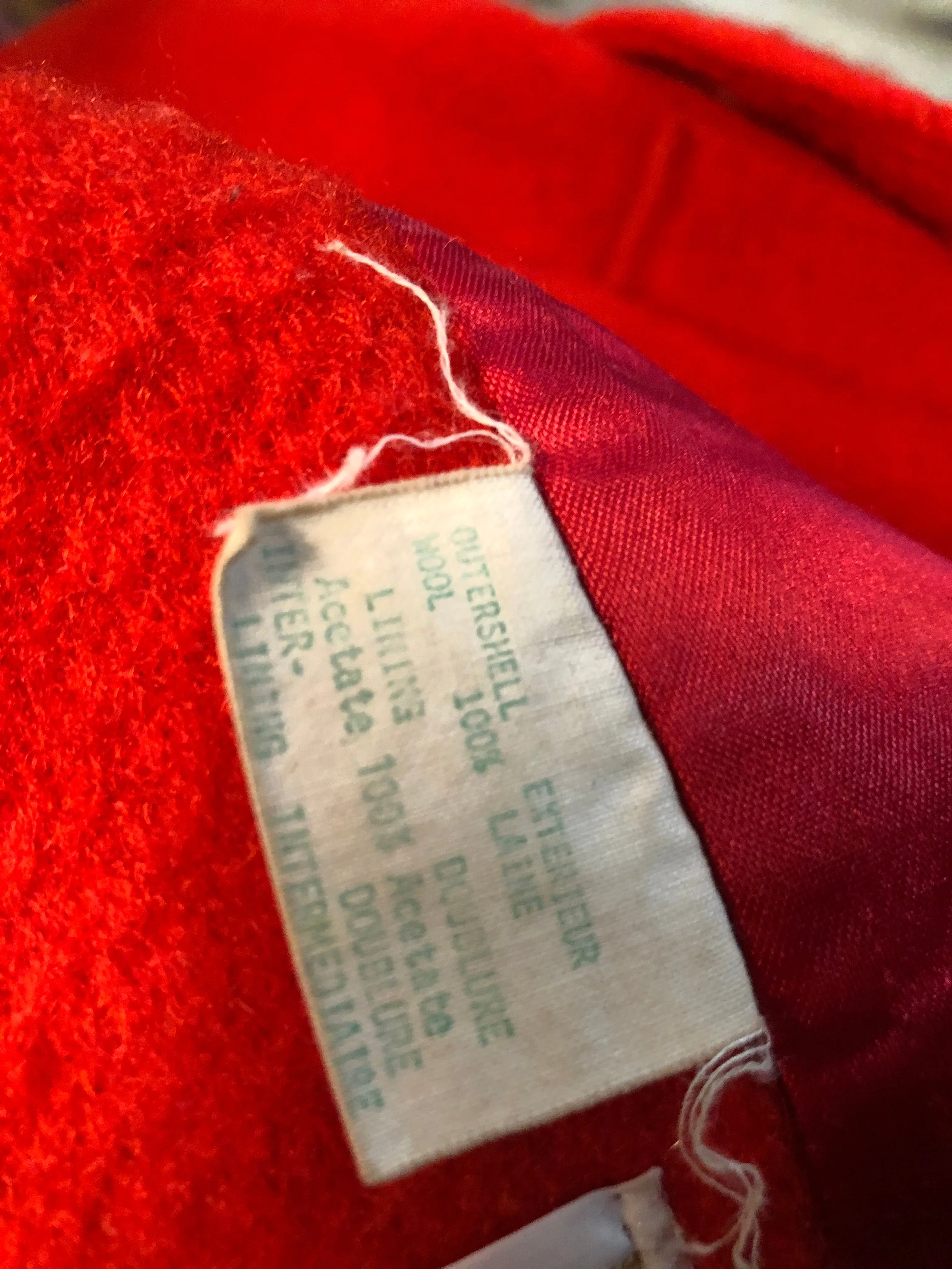 Vintage Hudson's Bay Company Red Point Blanket Coat SOLD