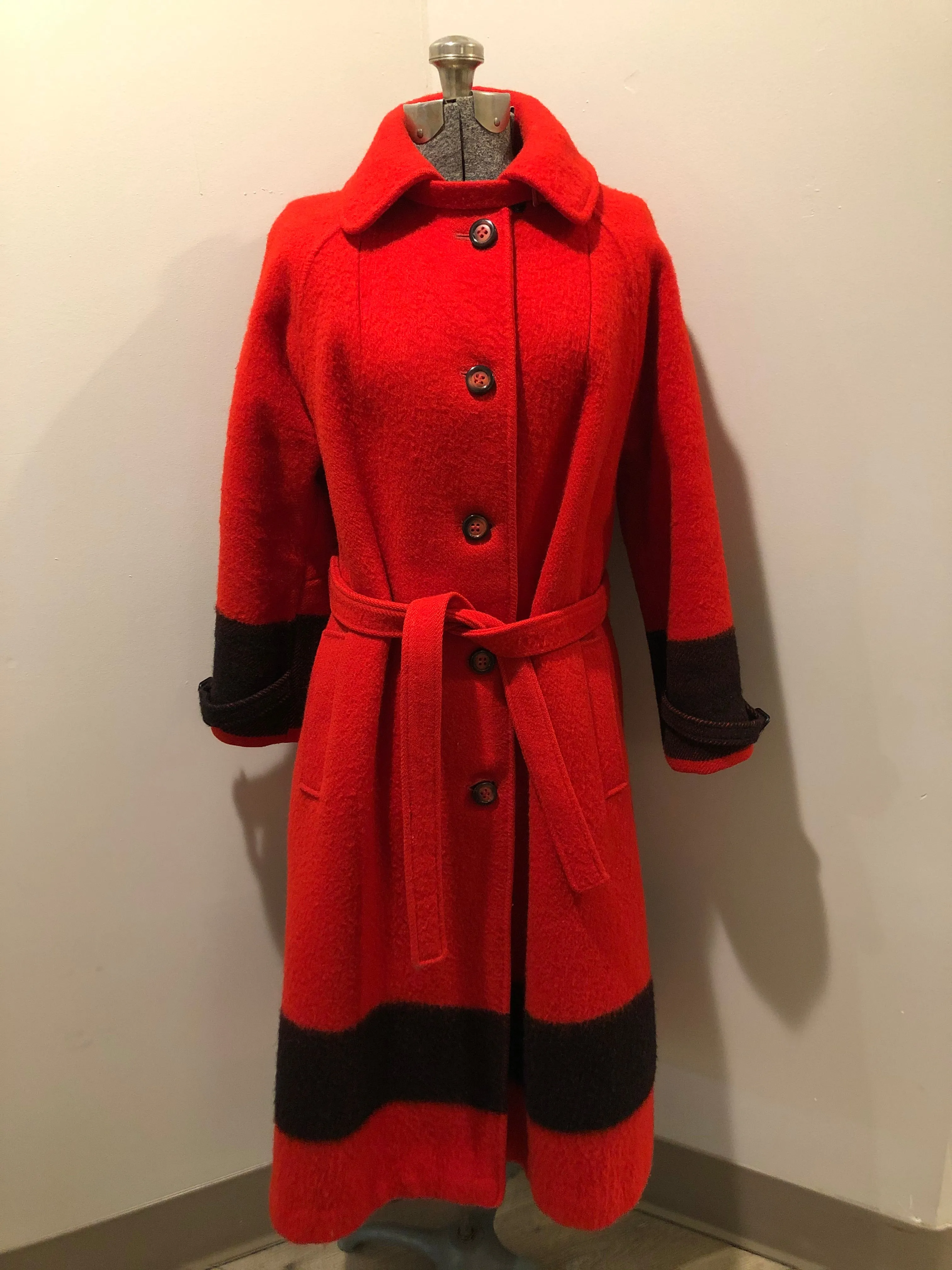 Vintage Hudson's Bay Company Red Point Blanket Coat SOLD