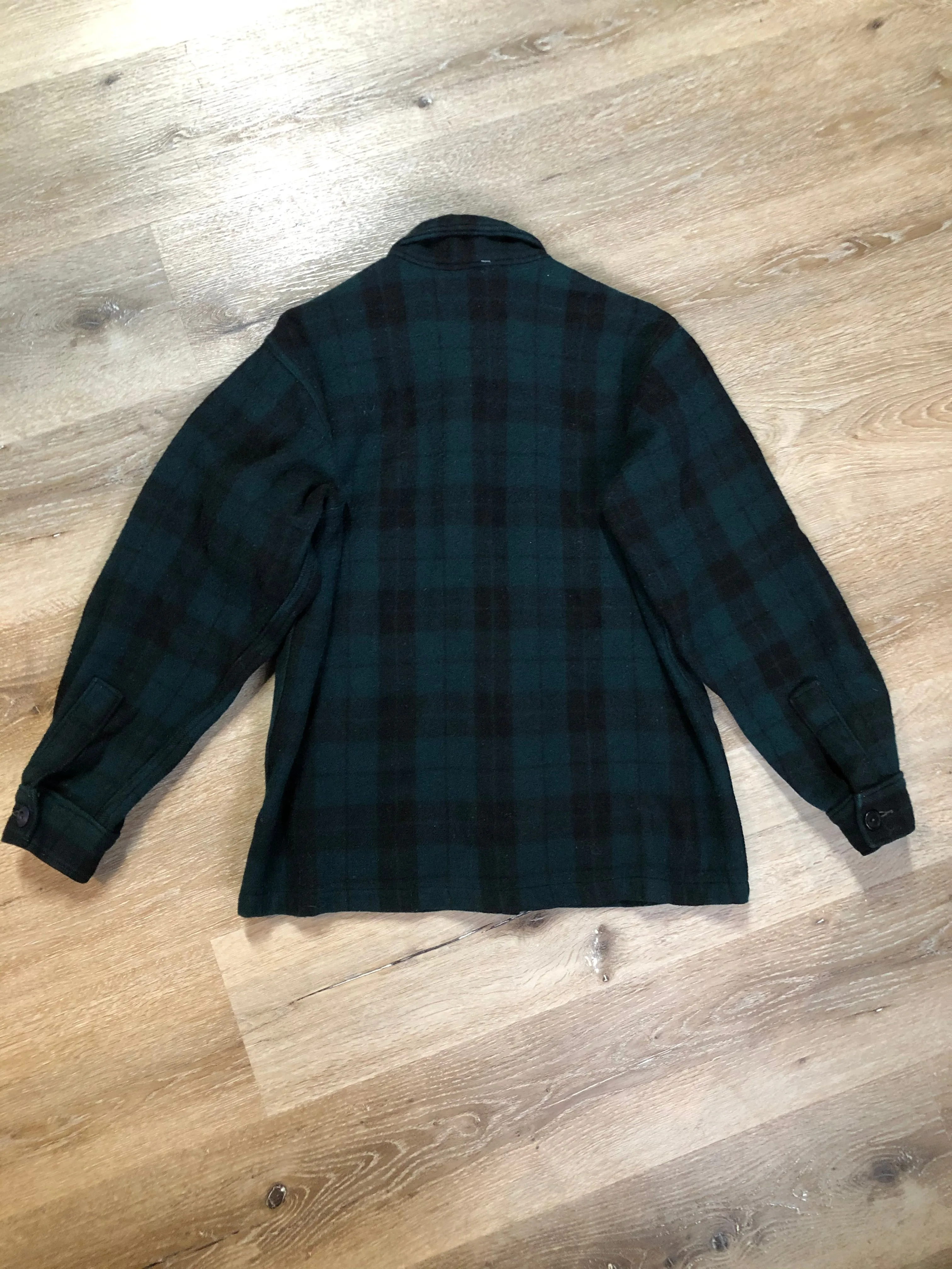Vintage Woolrich Green Plaid Lumberjack Shirt, SOLD